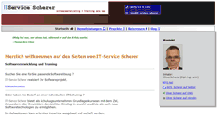 Desktop Screenshot of it-service-scherer.de