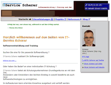 Tablet Screenshot of it-service-scherer.de
